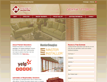 Tablet Screenshot of premierdecoratorsny.com